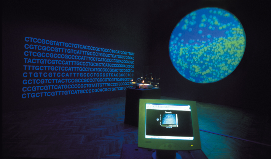 Edurado Kac: Genesis. Installationsansicht, 1999