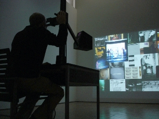 EyeVisionBot im Medienmuseum des ZKM