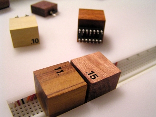 Klötzchenleiste funktioniert im Prototyp noch mit Steckern
