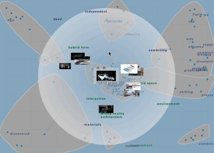 Screenshot of the Semantic Map Interface