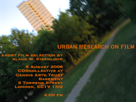 Urban Research Flyer