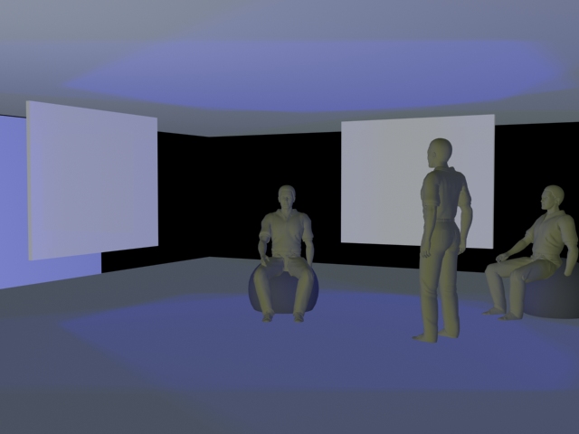 3D simulation of the memory room