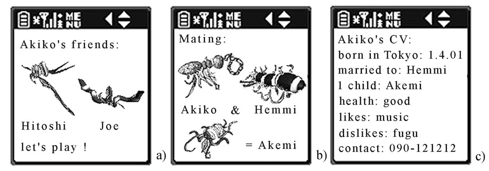 Examples of pet's friendships (a), ...